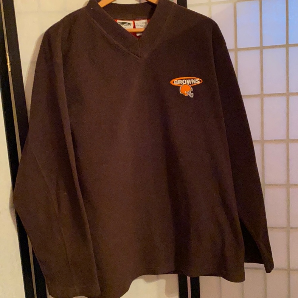 Cleveland Browns Fleece Pullover Size L